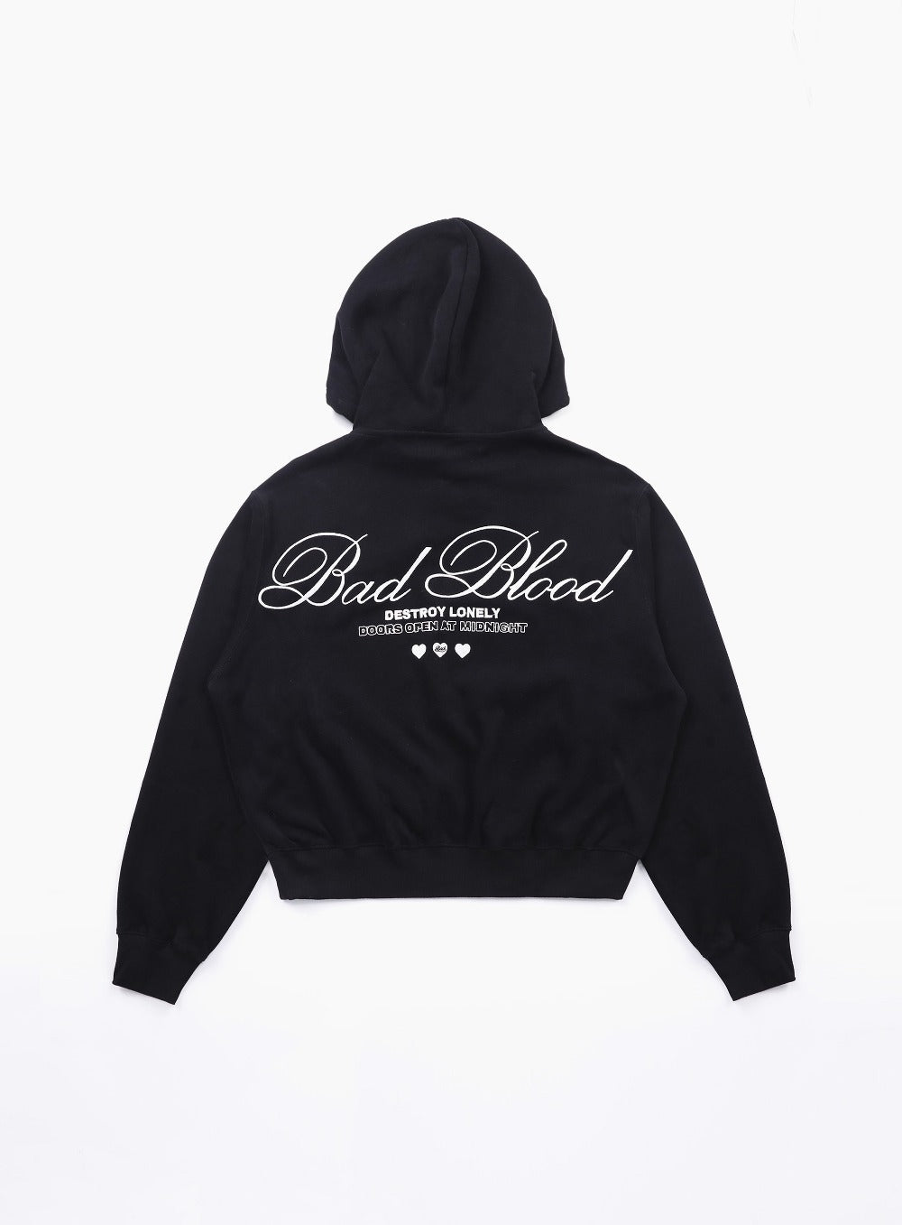 w-hde24-031] Classic Logo Hoodie - Black – BADBLOOD