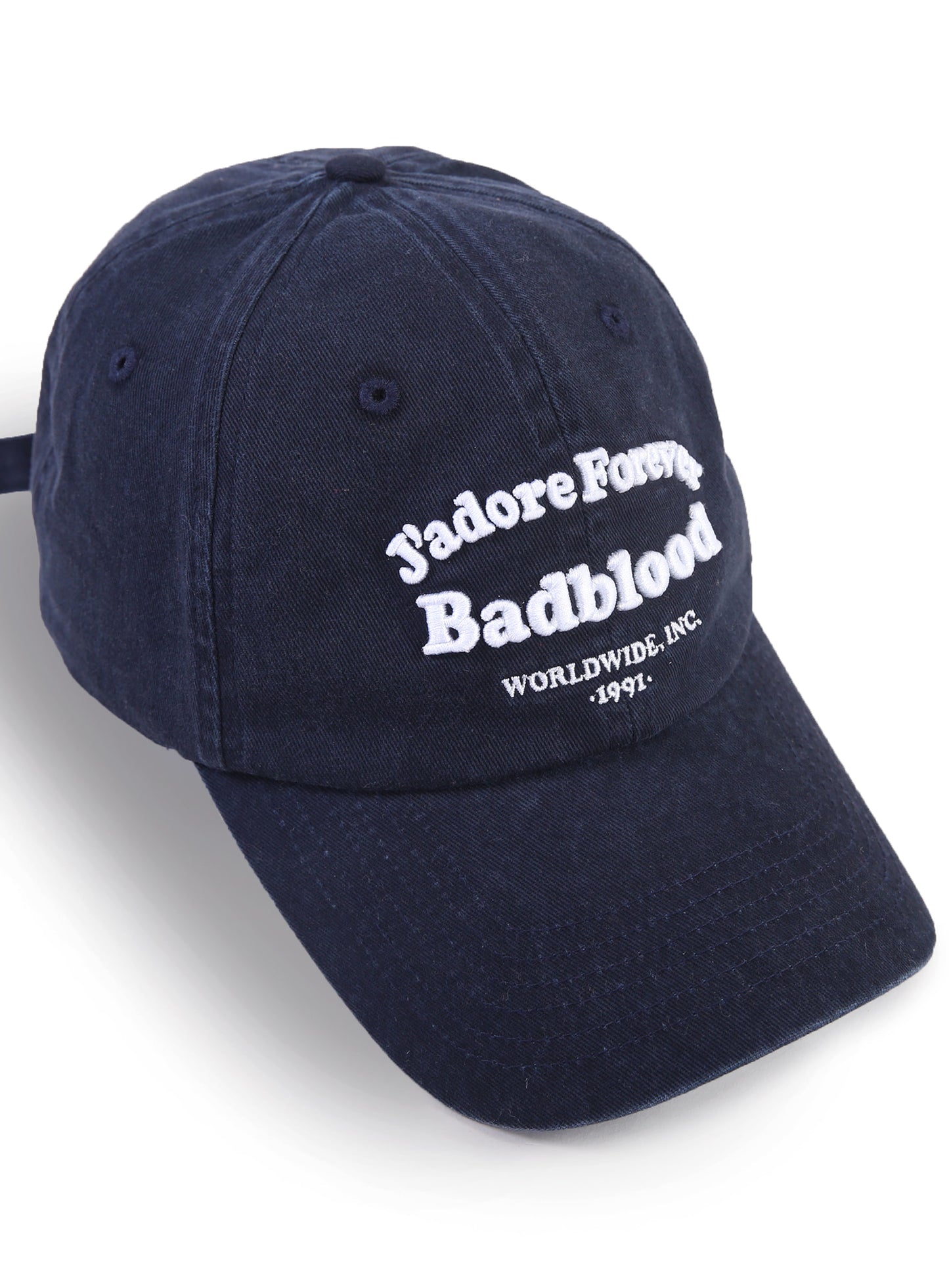 [at-hat22-002] Cloud Logo 棒球帽 - 藏青色