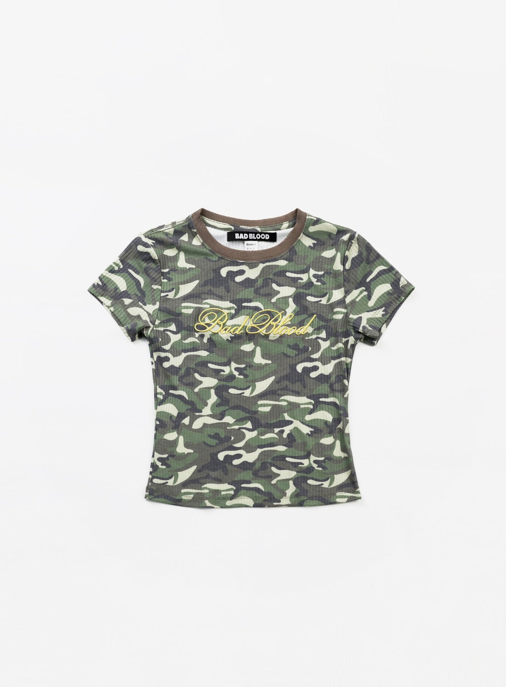 [w-tee24-070] 迷彩短袖修身款 - 军装