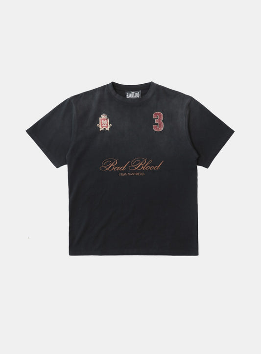 [w-tee25-048] Royal Classic T恤 - 黑色