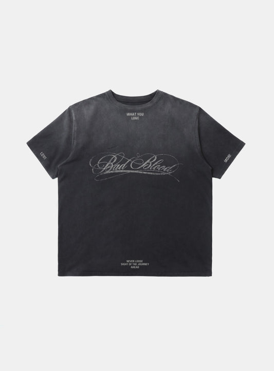 [w-tee25-058] Dark Classic Dusty T恤 - 黑色