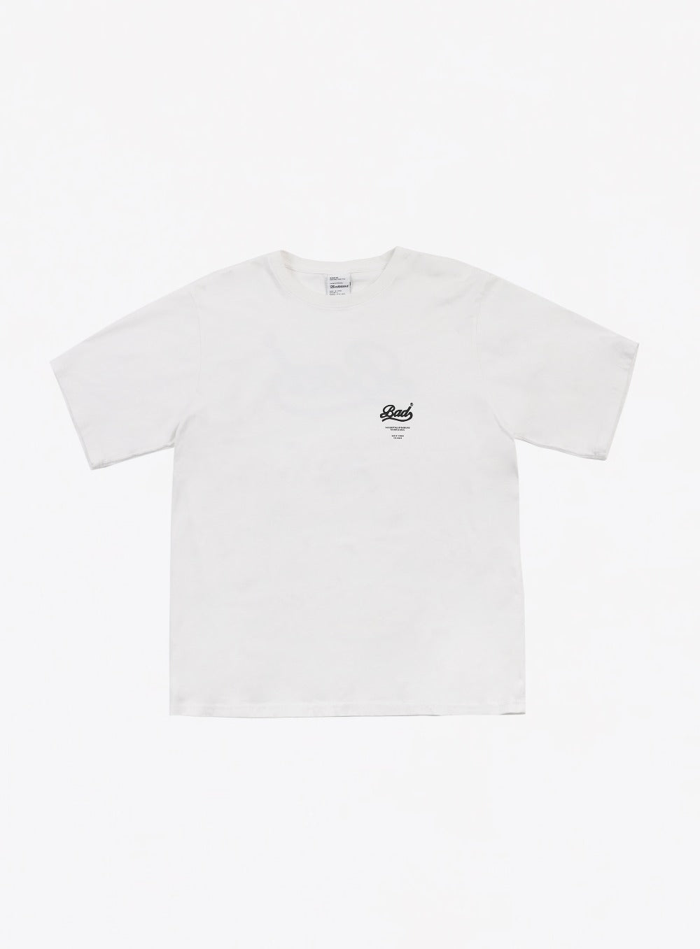 [w-tee24-033] BAD T恤 - 白色