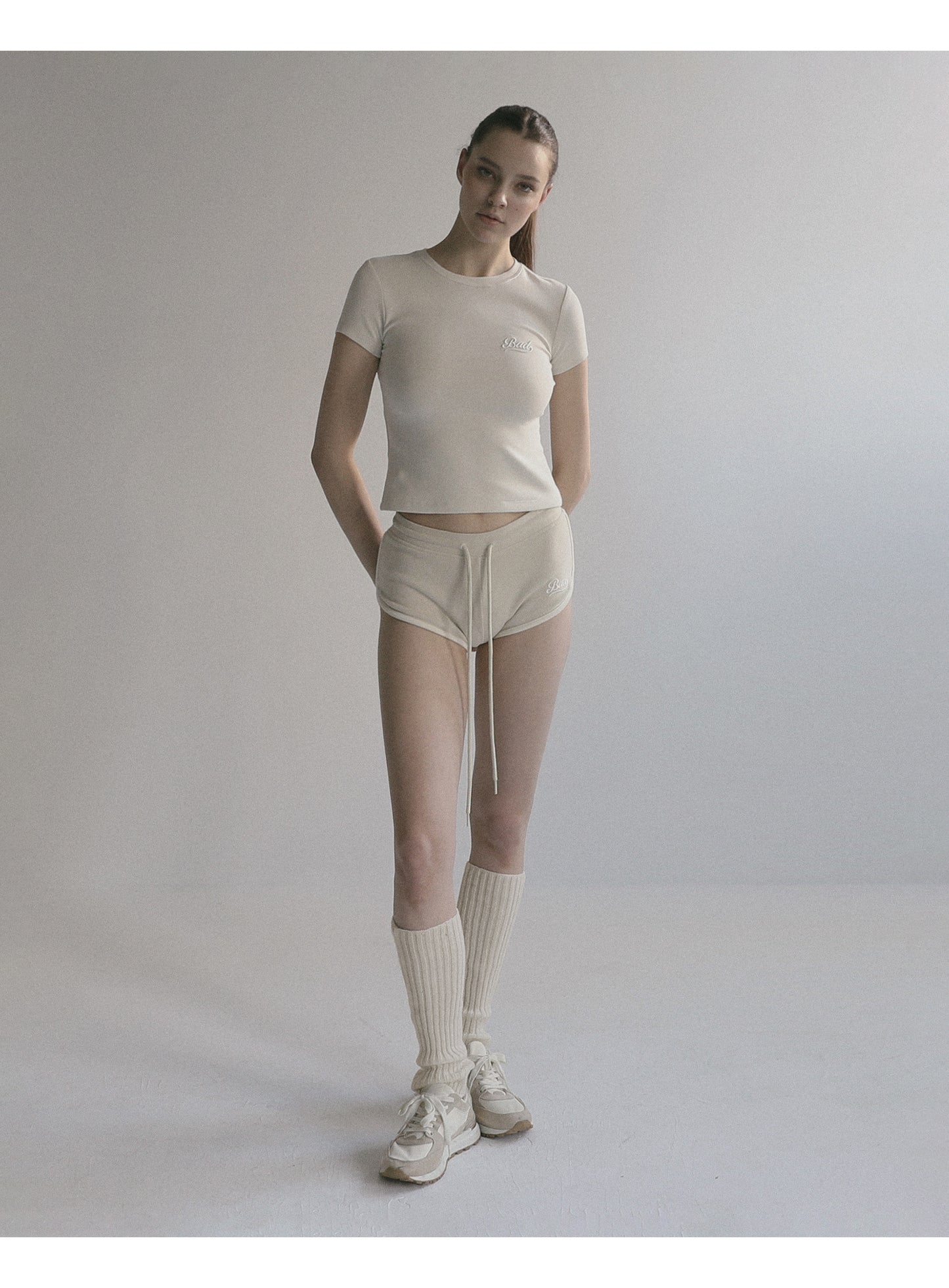 [w-tee24-003] Beyond Soft 短袖T恤 - 奶油色