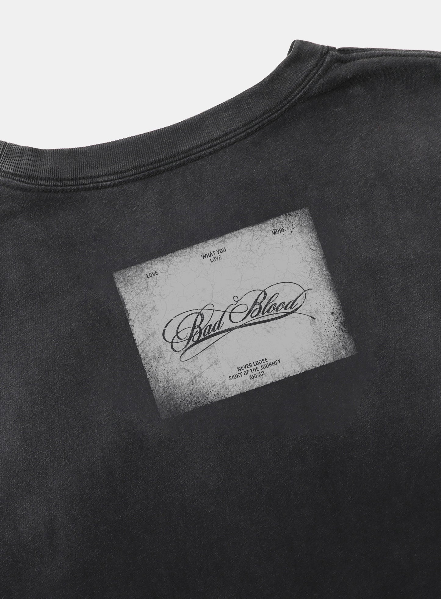 [w-tee25-058] Dark Classic Dusty T恤 - 黑色