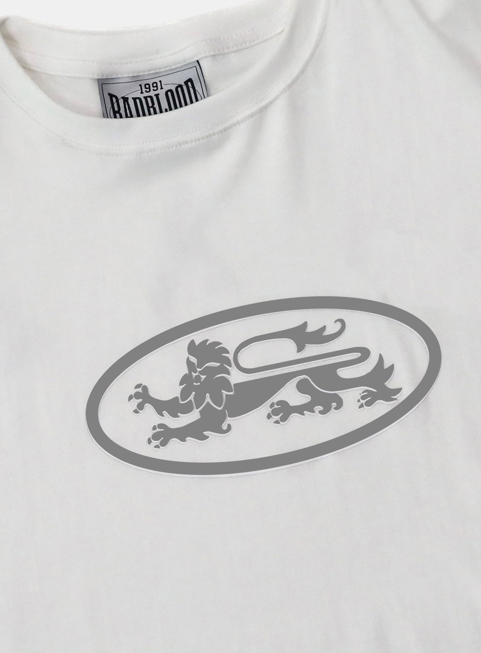 ◆BADBLOOD◆ Mystic Basic T-Shirt White w-tee25-082 w-tee25-082] Mystic基础T恤- 白色– BADBLOOD