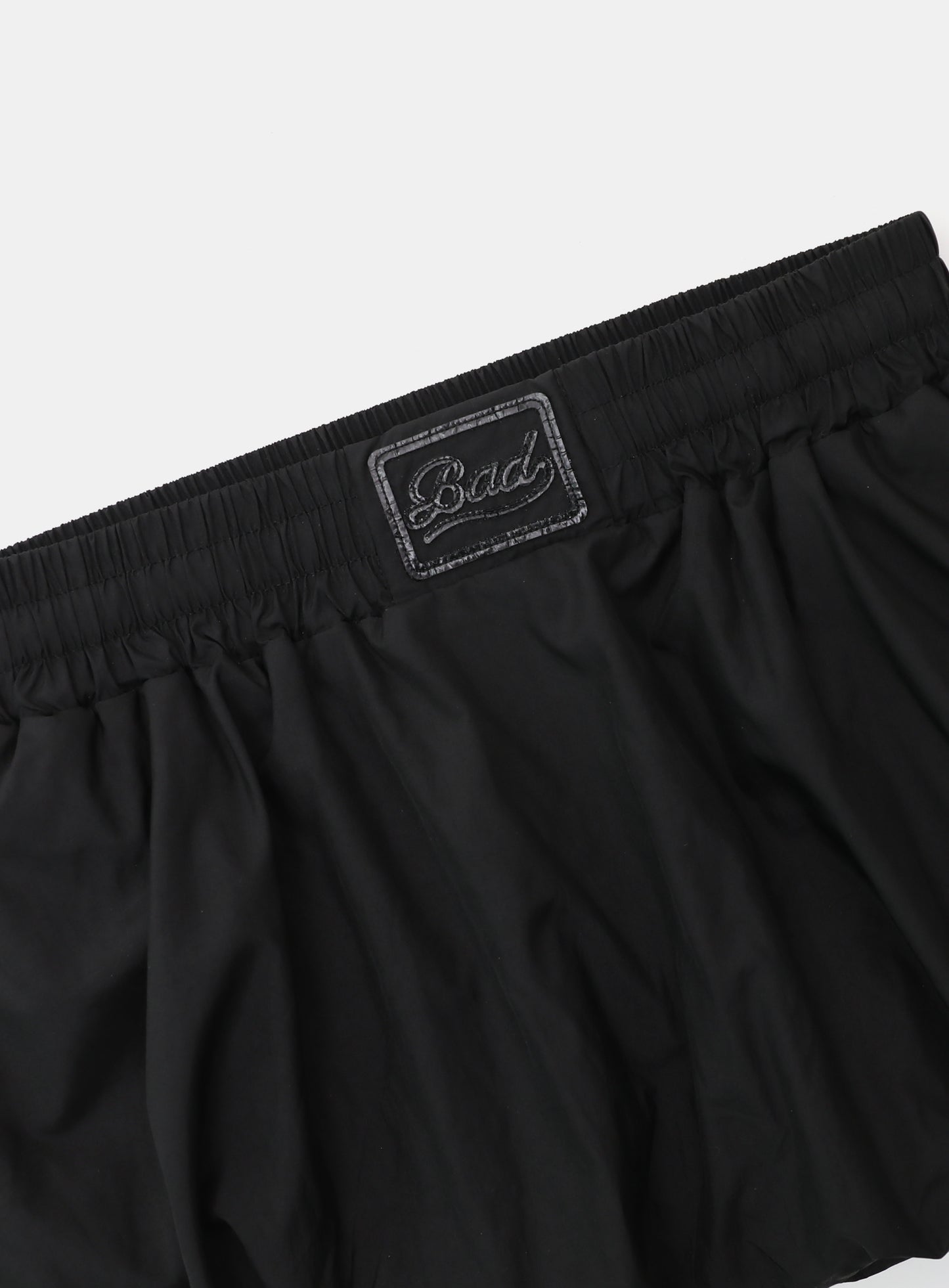 [w-skt25-002] Dark Billy 尼龙蓬蓬迷你裙 - 黑色