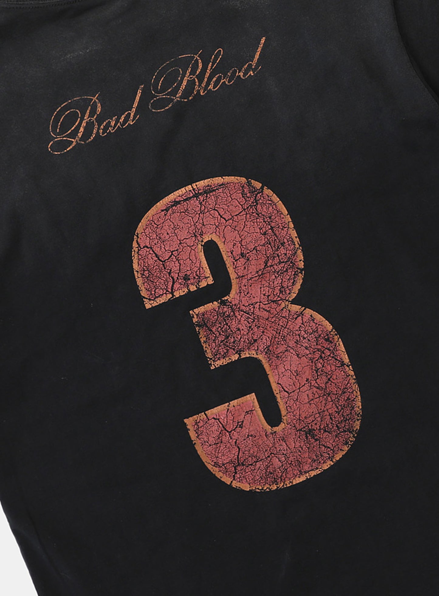 [w-tee25-048] Royal Classic T恤 - 黑色