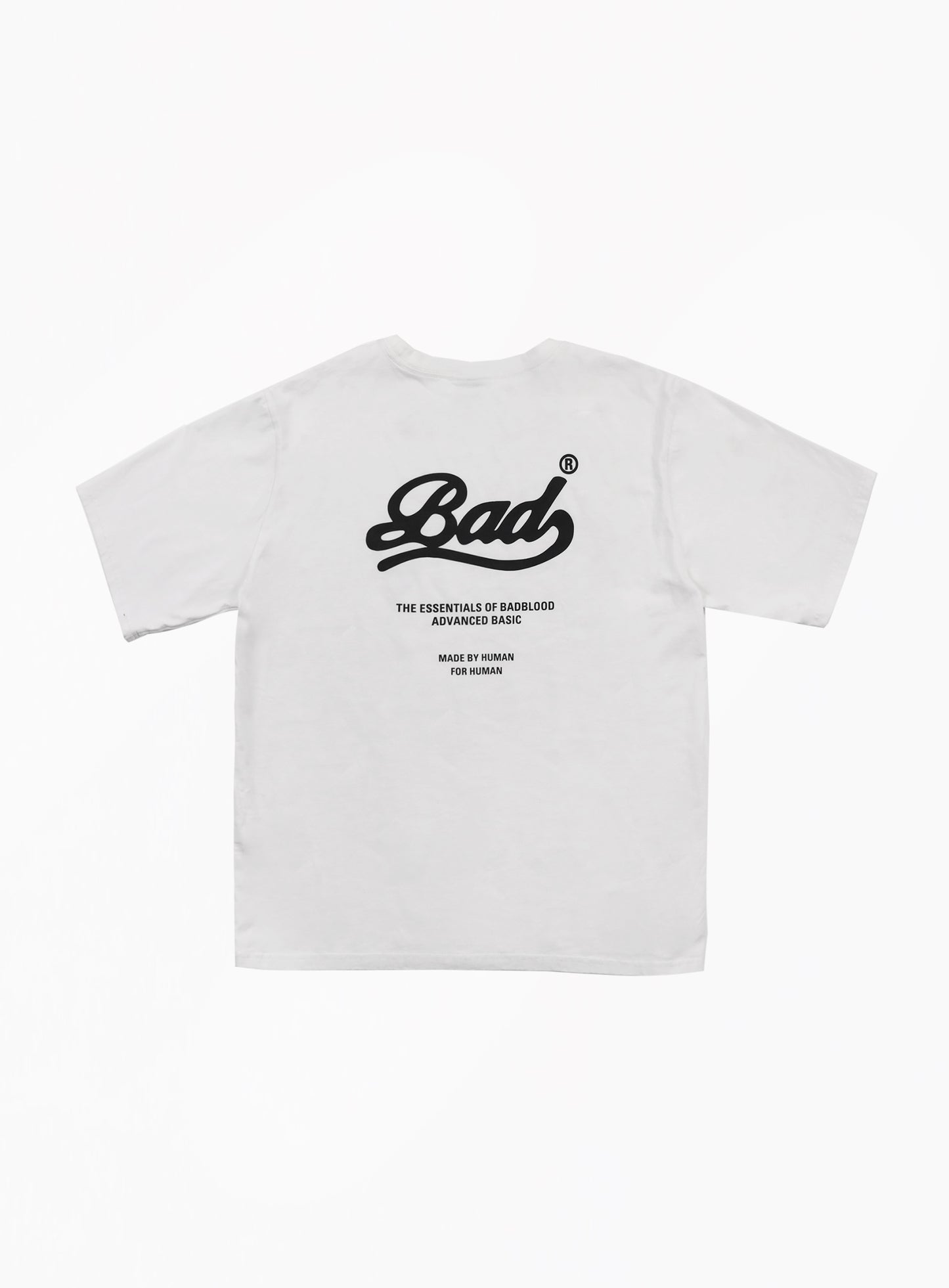 [w-tee24-033] BAD T恤 - 白色