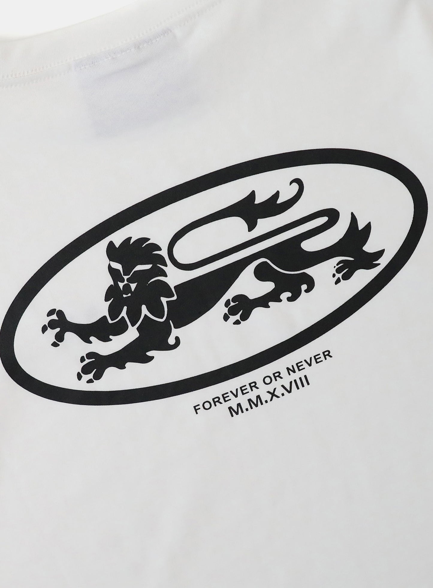 [w-tee25-087] BAD 小标志T恤 - 白色