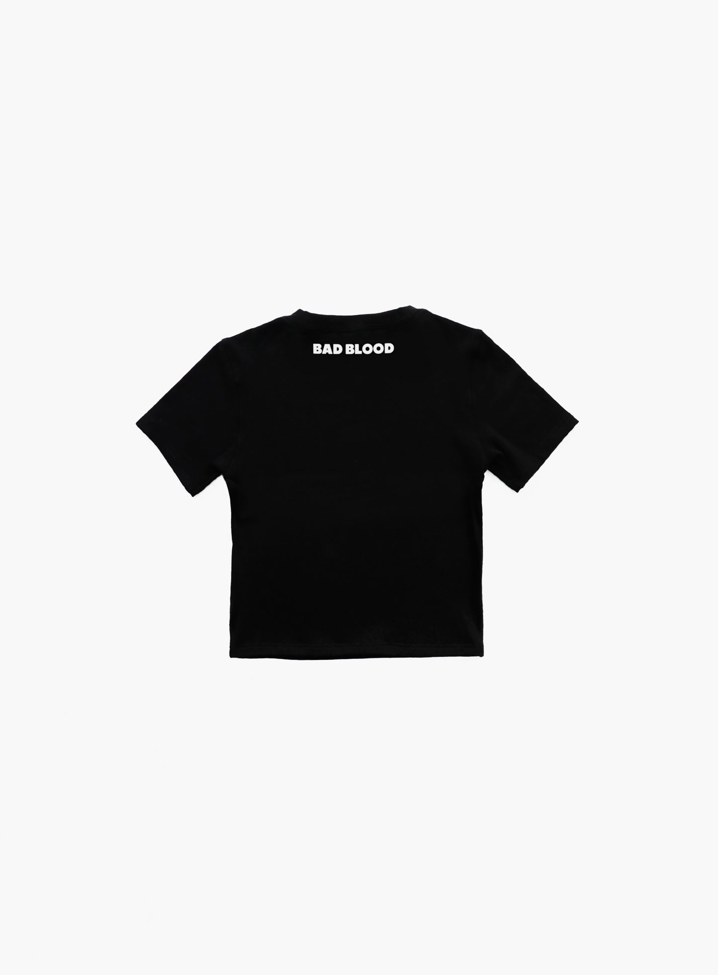 [w-tee24-056] Eat Me 修身 T 恤 - 黑色