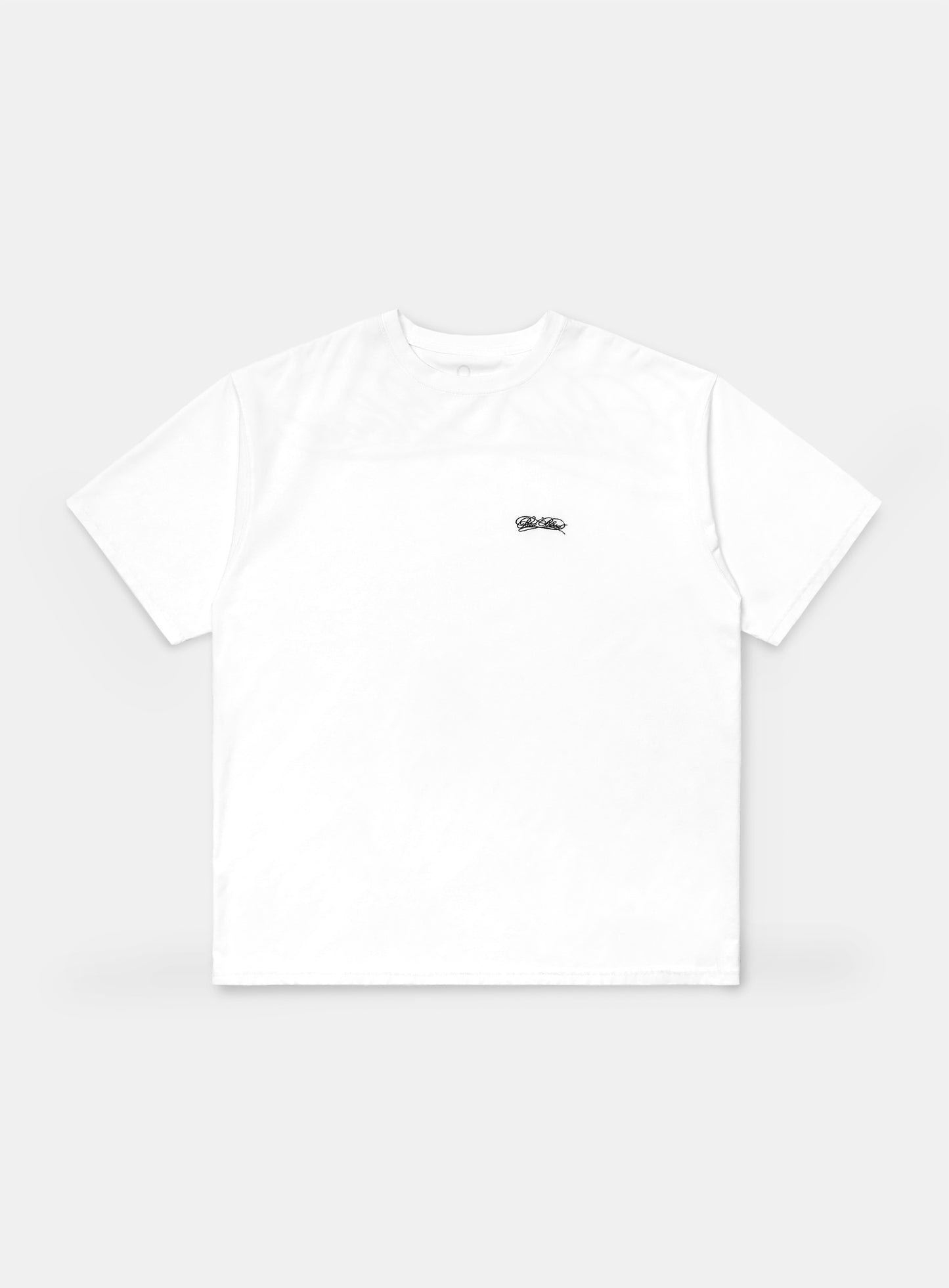 [w-tee25-034] 暗黑经典Logo T恤 - 白色