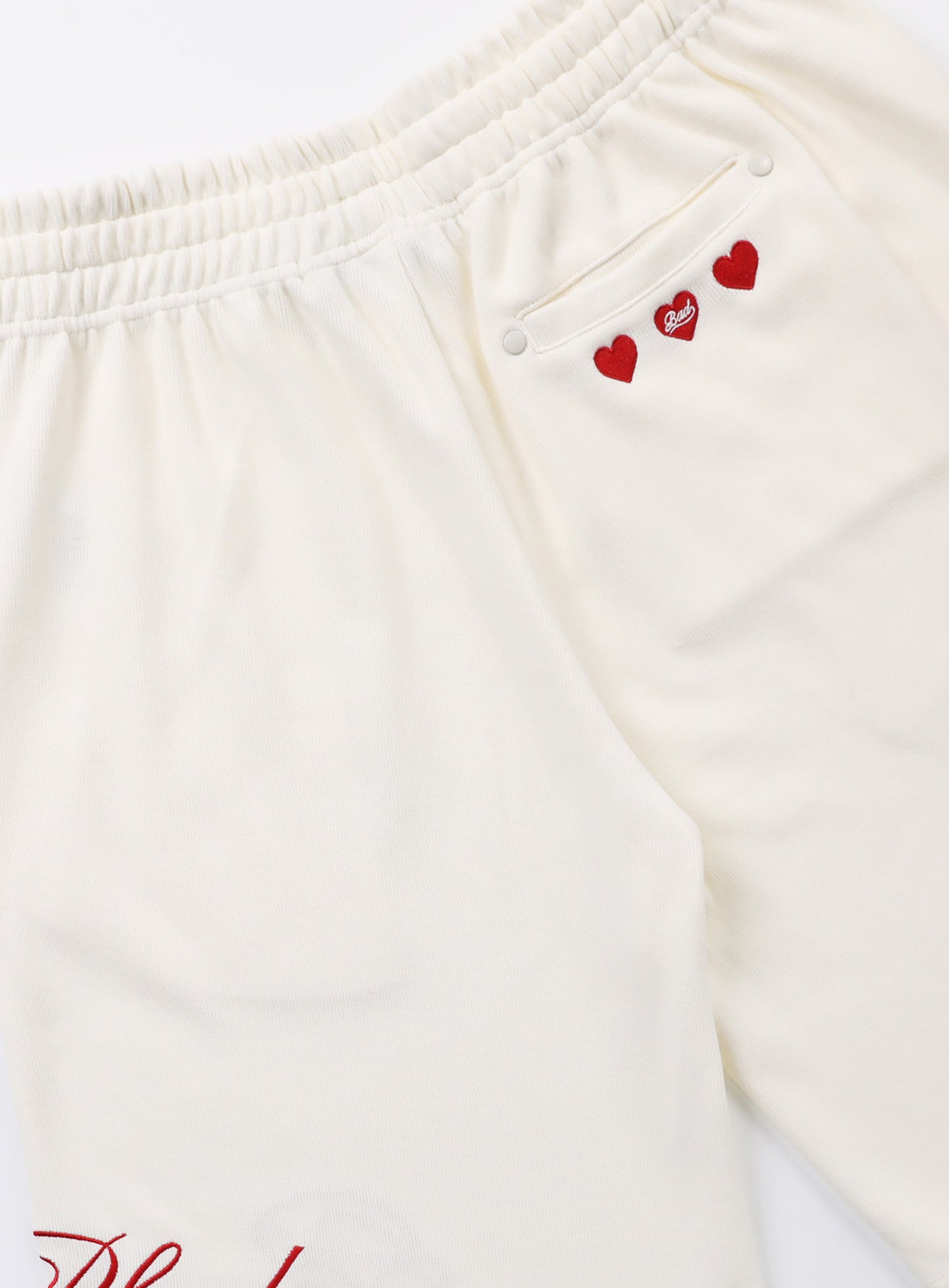 [w-srt24-067] 经典徽标百慕大裤 - 奶油白