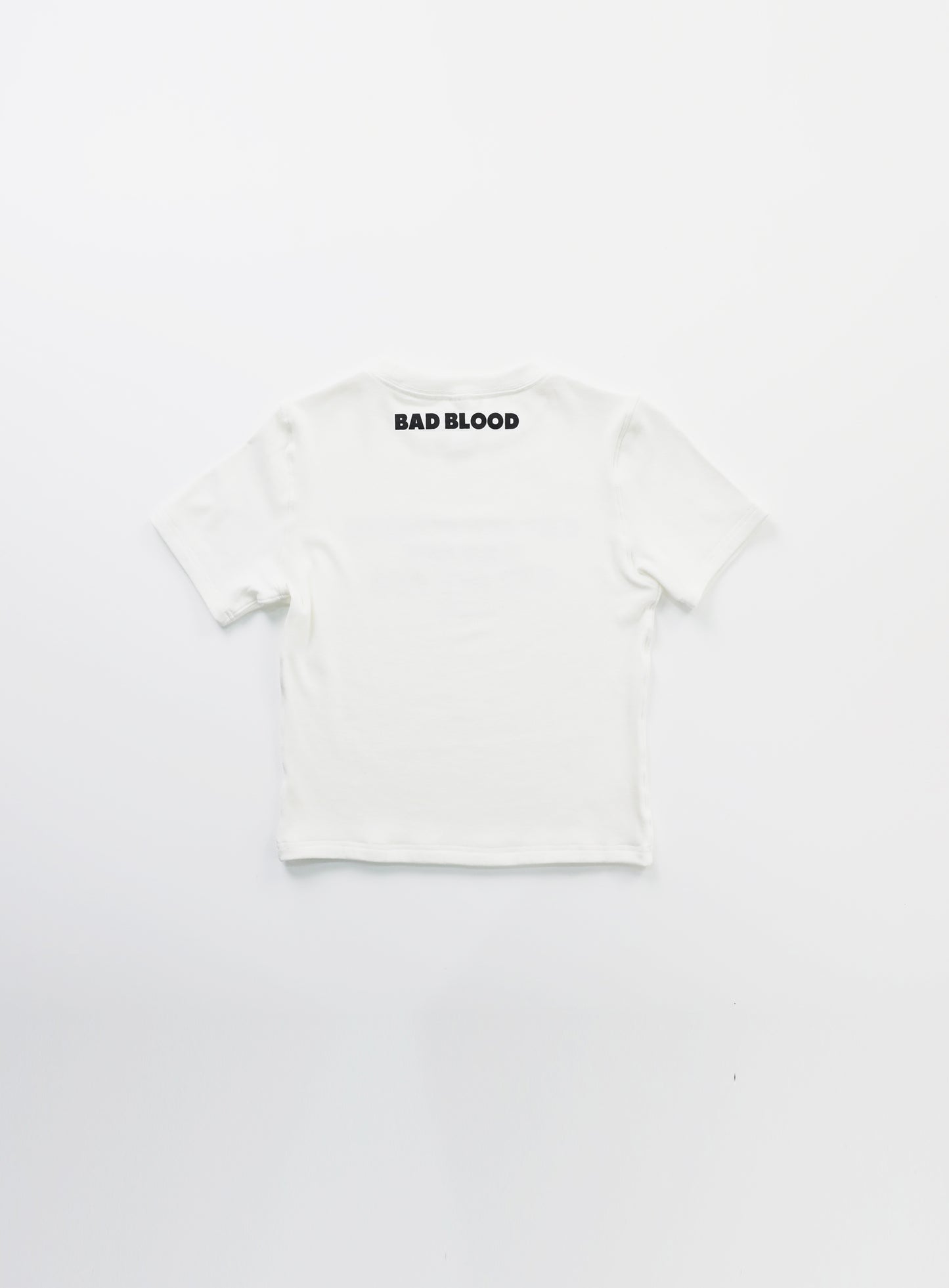 [w-tee24-055] Eat Me 修身 T 恤 - 白色