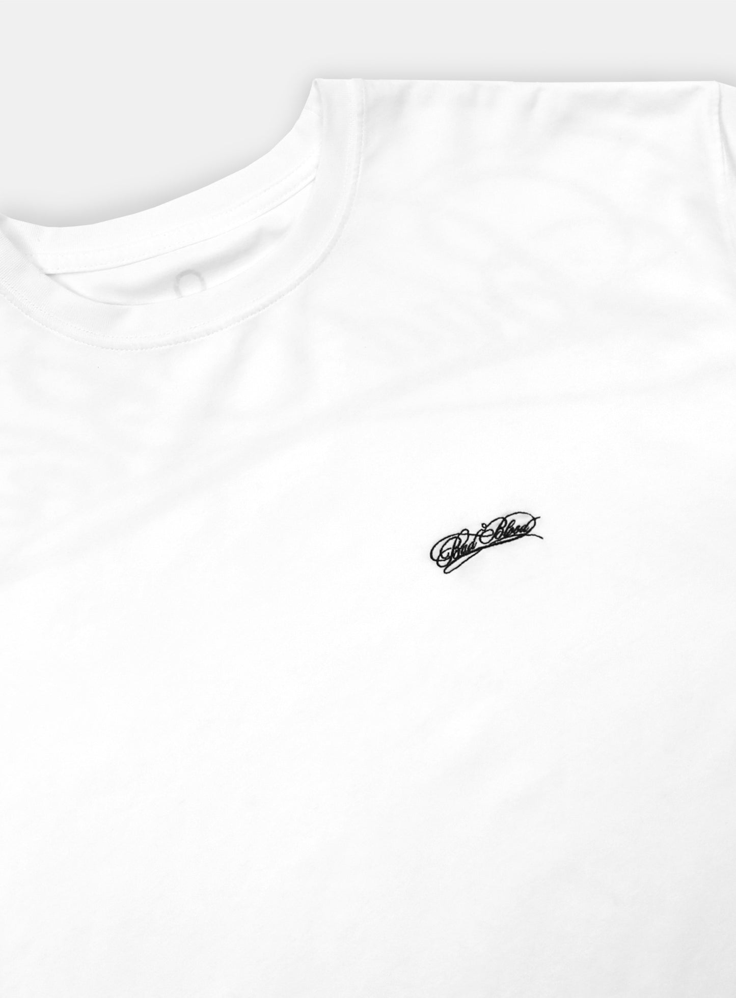 [w-tee25-034] 暗黑经典Logo T恤 - 白色