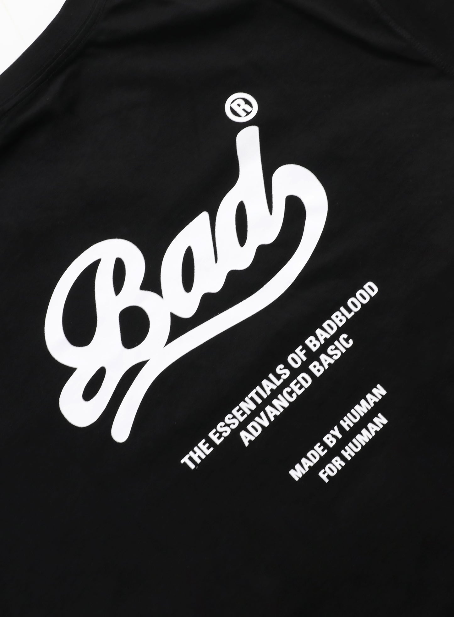 [w-tee24-034] BAD T恤 - 黑色