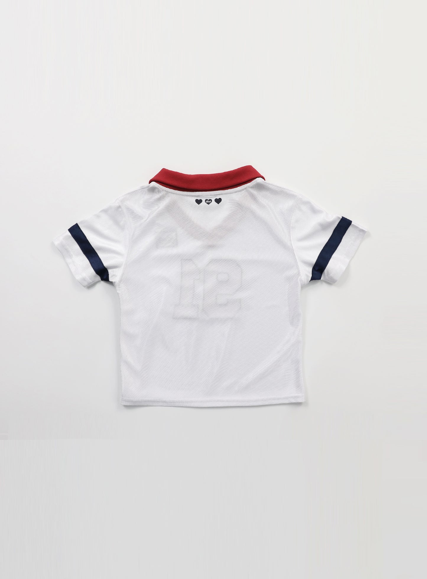 [w-tee24-065] 91 修身足球球衣 – 白色