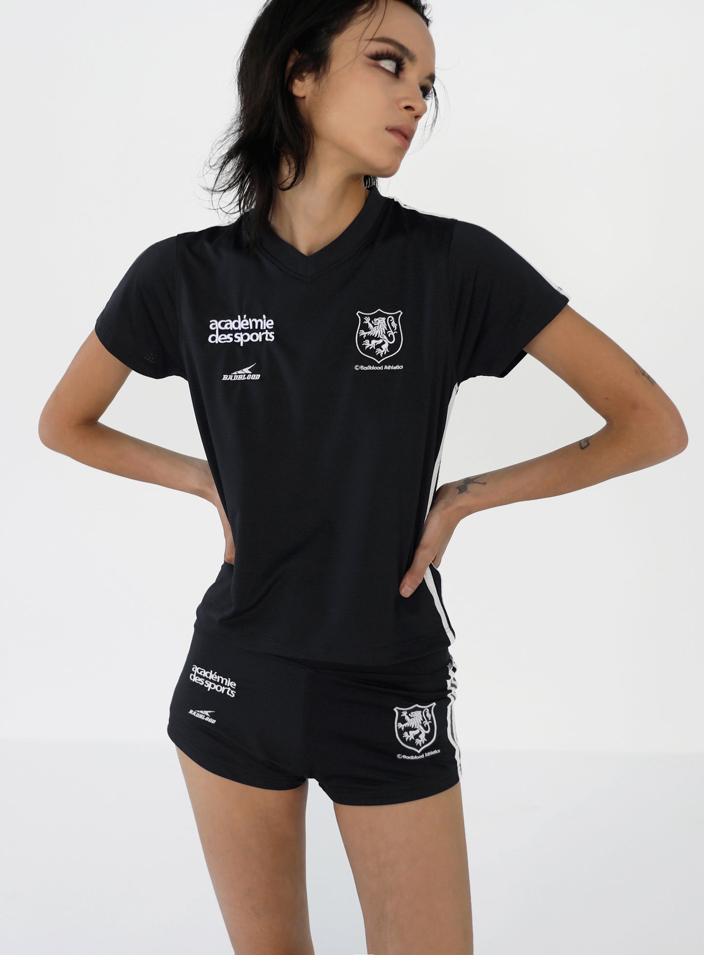 [w-srt24-026] ADS 复古平角短裤 - 黑色