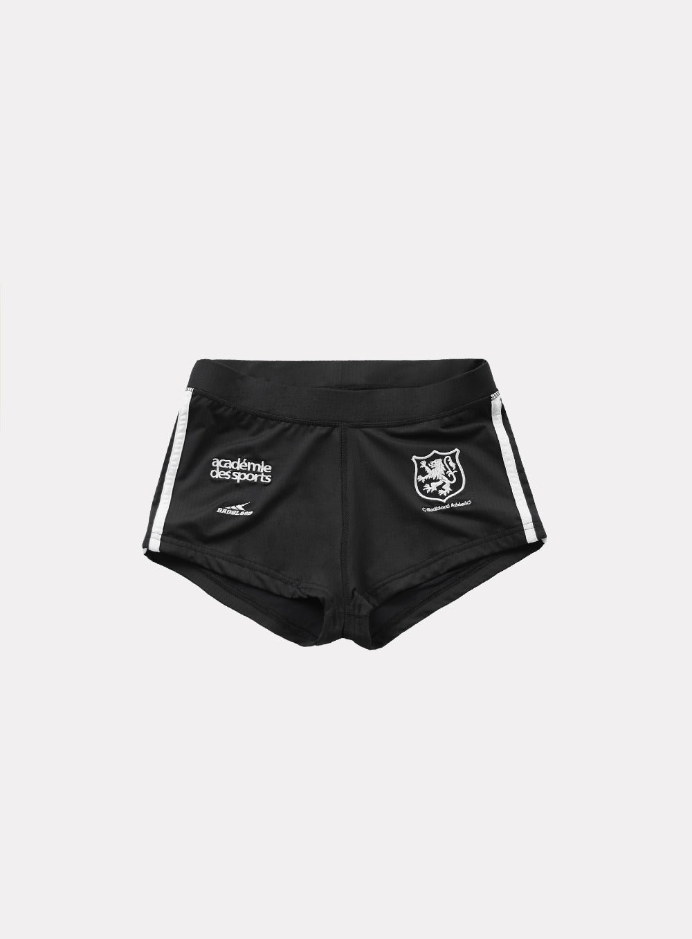 [w-srt24-026] ADS 复古平角短裤 - 黑色