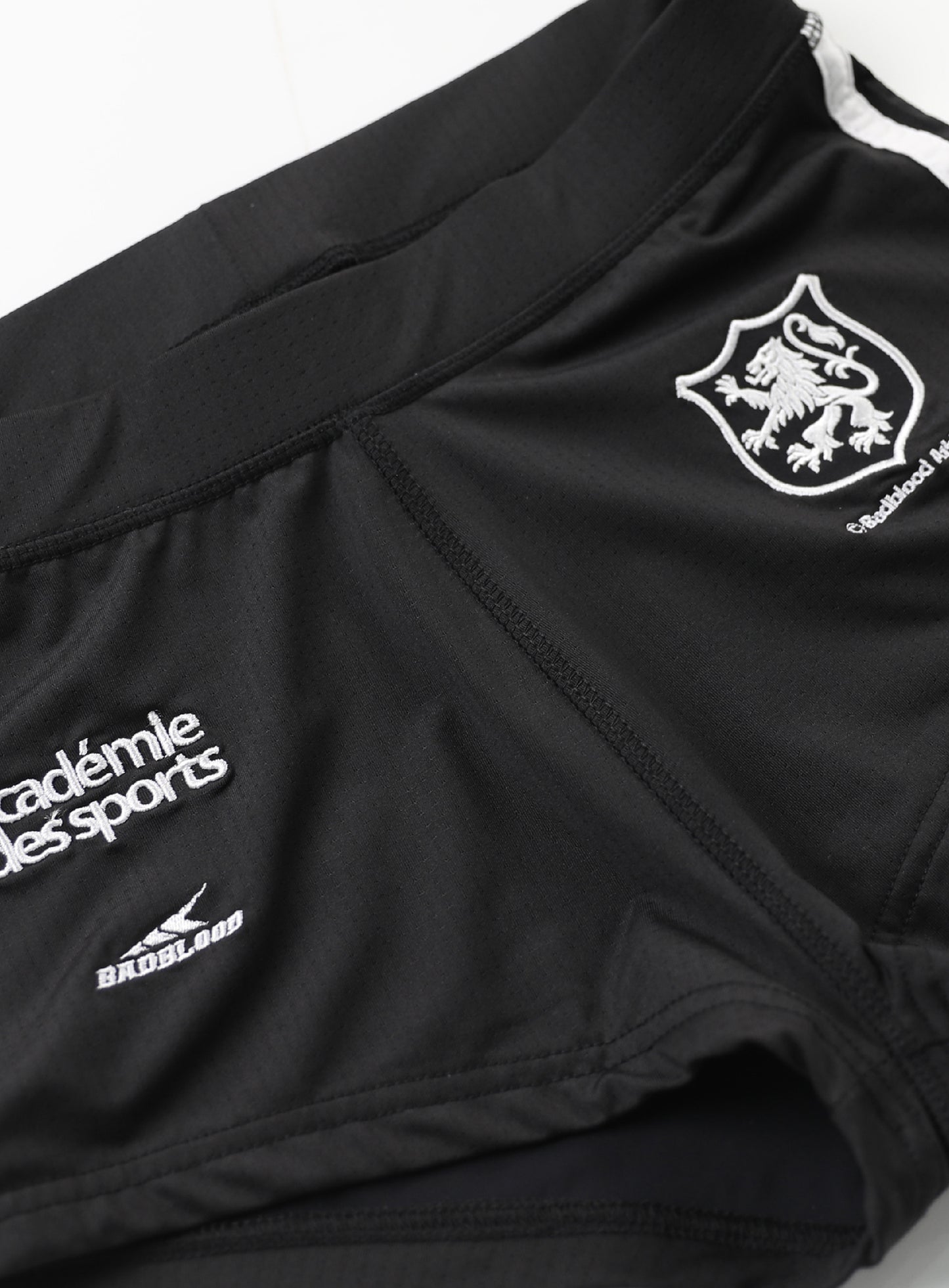 [w-srt24-026] ADS 复古平角短裤 - 黑色