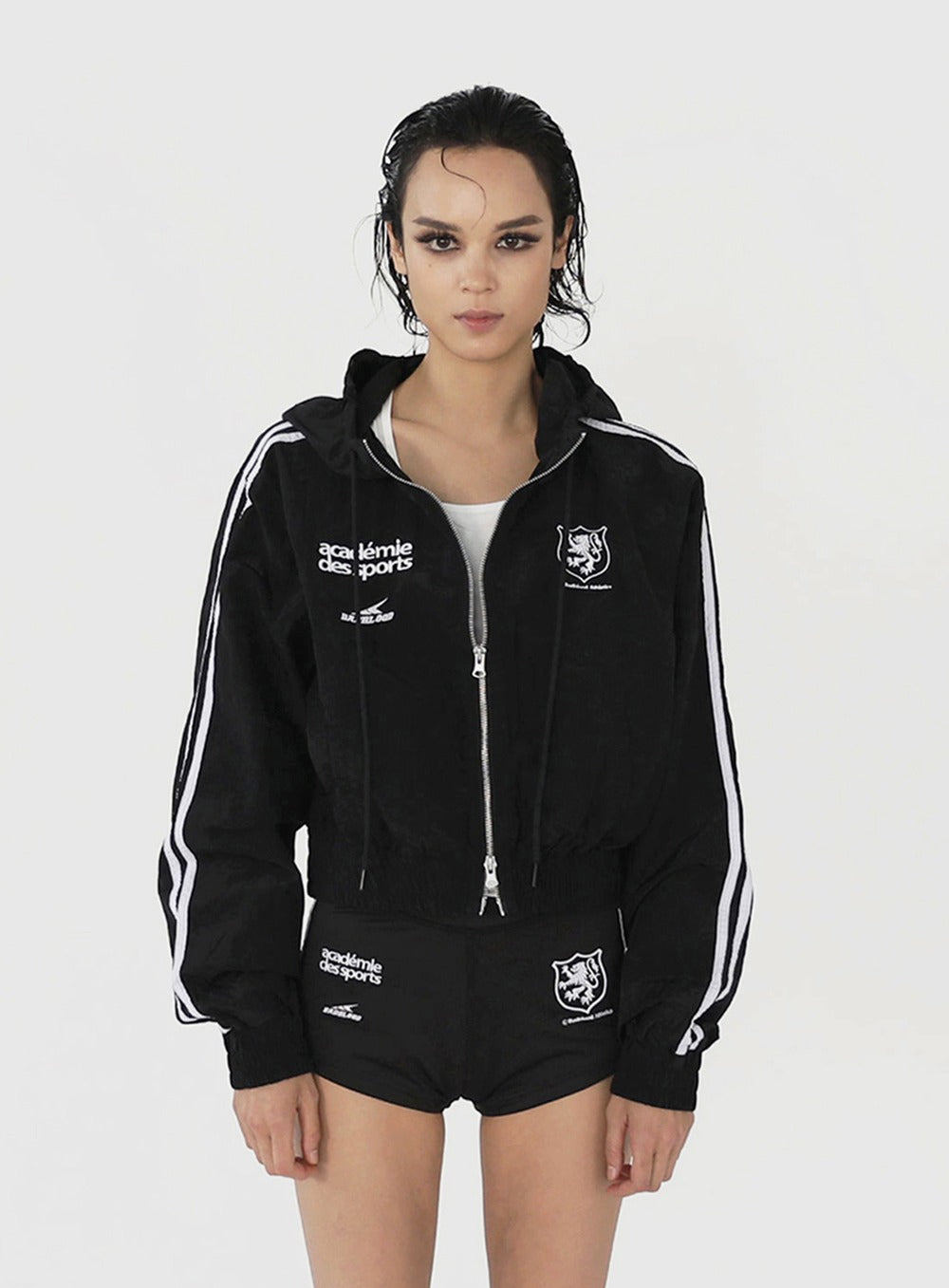 [w-srt24-026] ADS 复古平角短裤 - 黑色