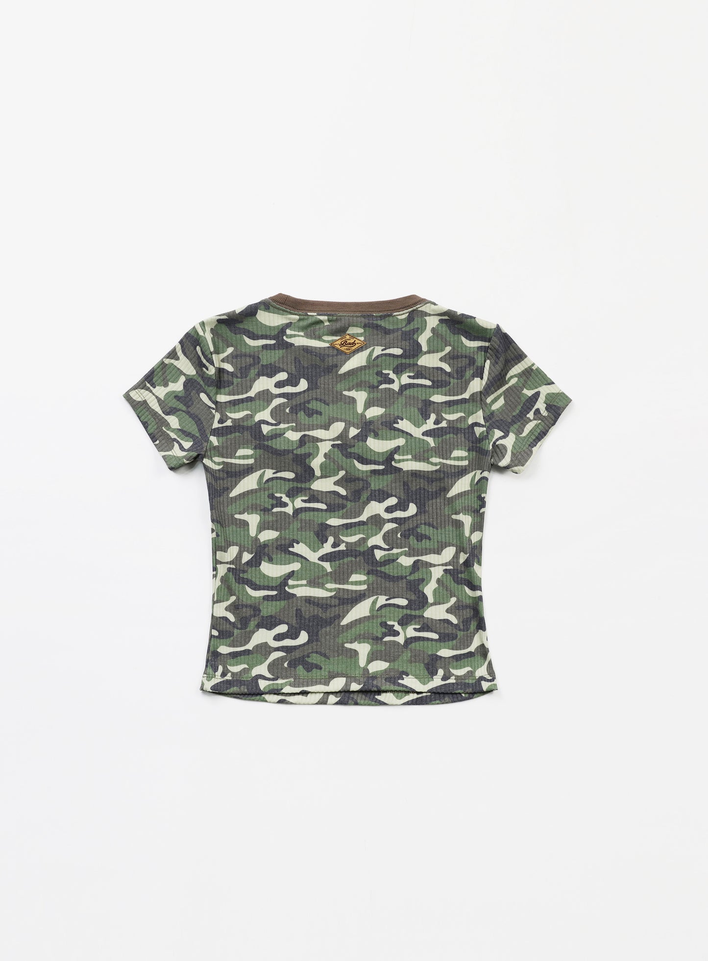 [w-tee24-070] 迷彩短袖修身款 - 军装