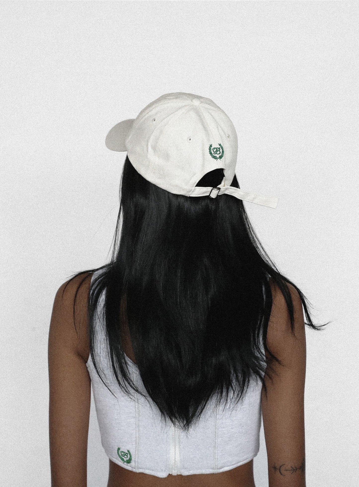 [at-hat22-015] Cloud Logo 棒球帽 - 白色