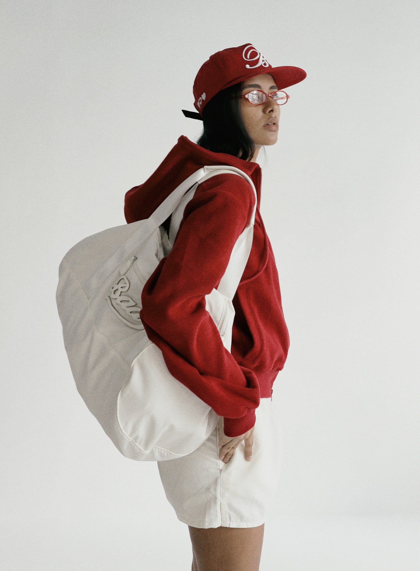 [w-srt24-051] 破烂孤独平角短裤 - 奶油色