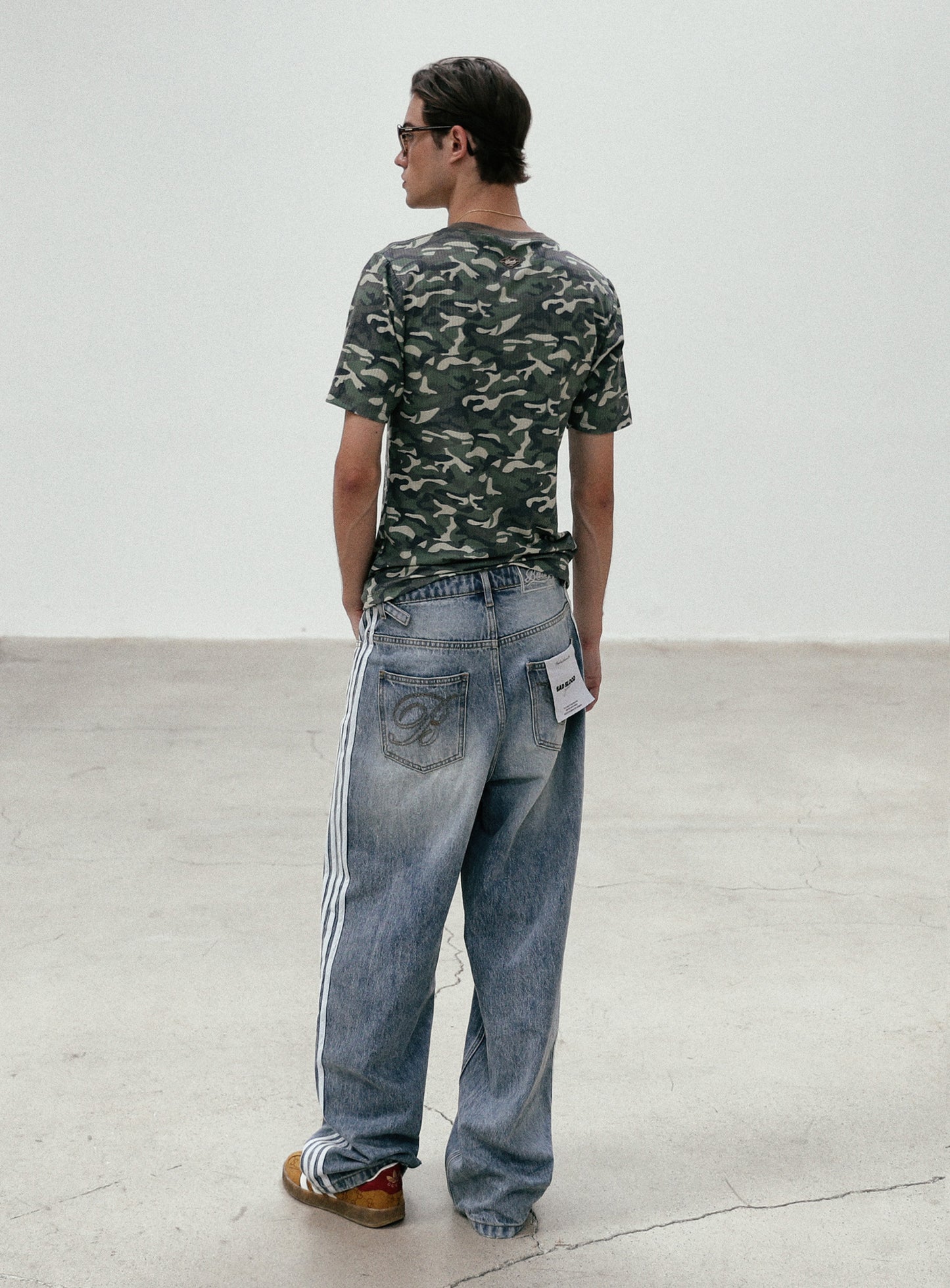 [w-tee24-070] 迷彩短袖修身款 - 军装