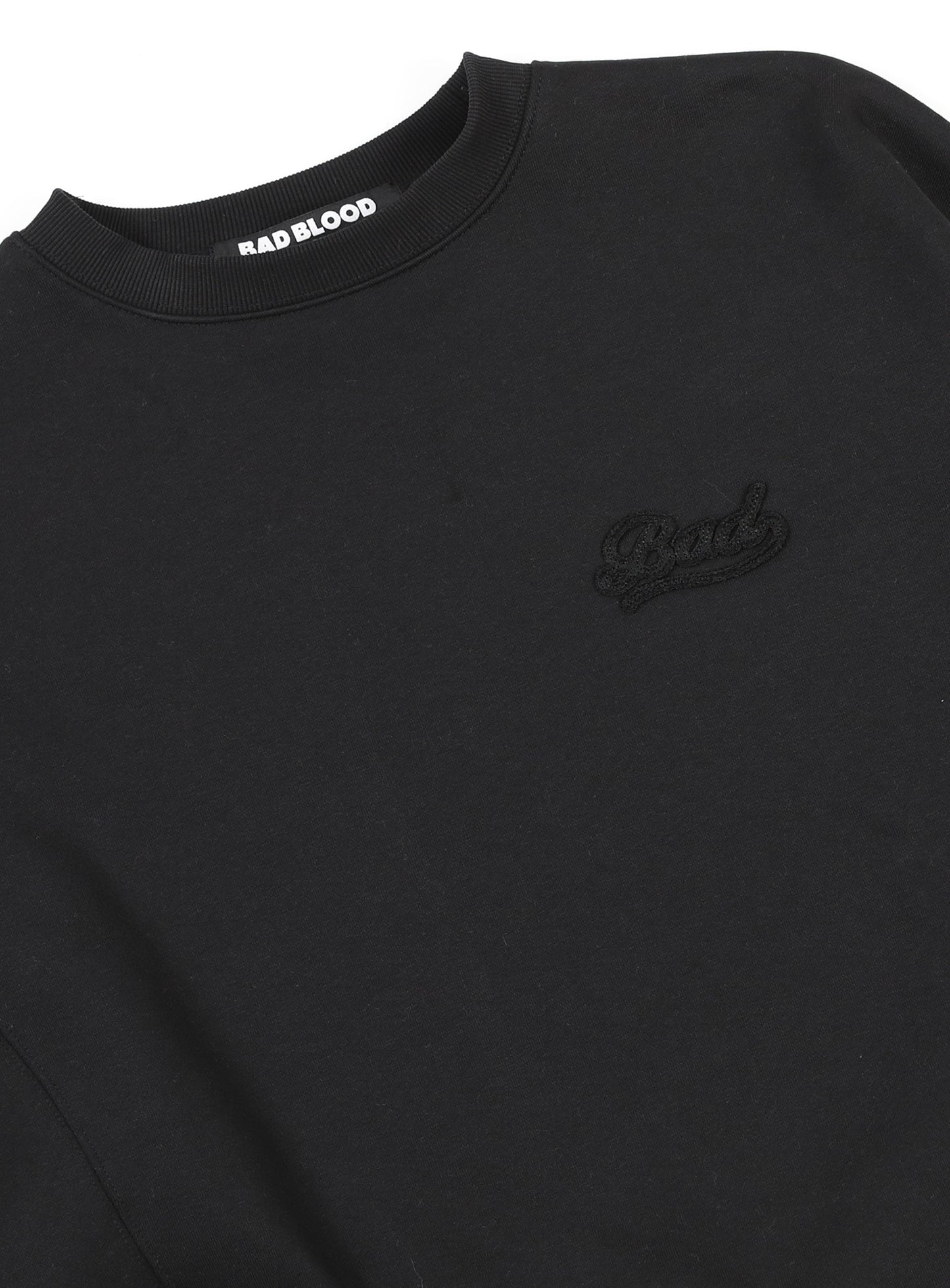 [w-sweatshirt24-008] Beyond 柔软抓绒运动衫 - 黑色