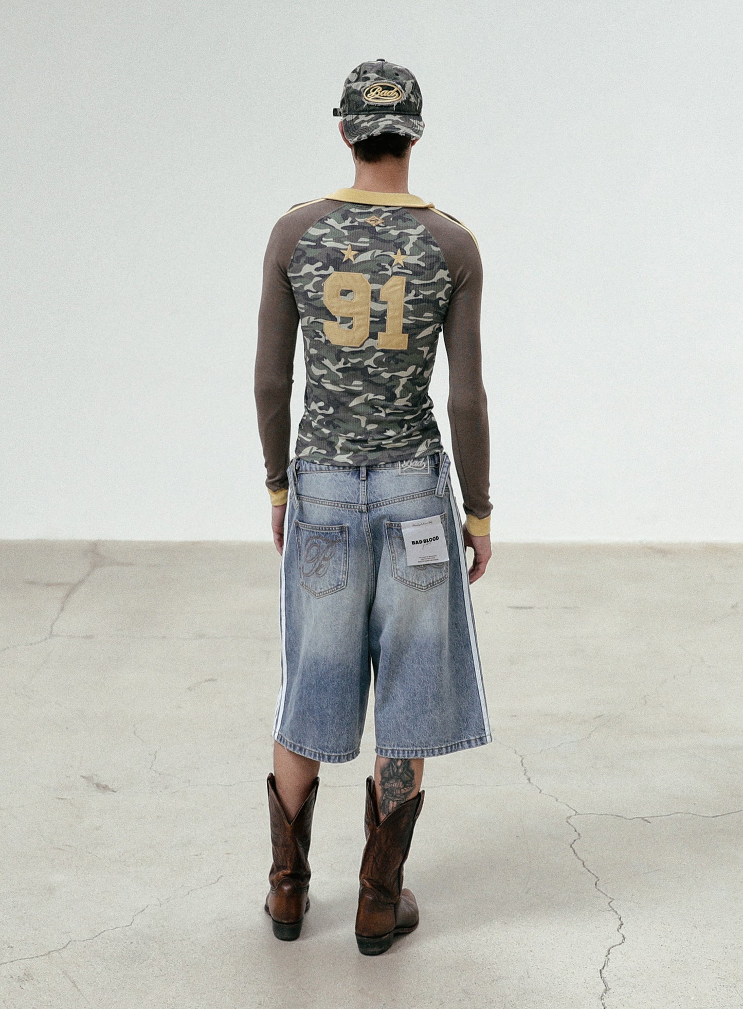 [w-tee24-079] Nadja 平纹针织上衣 - 迷彩