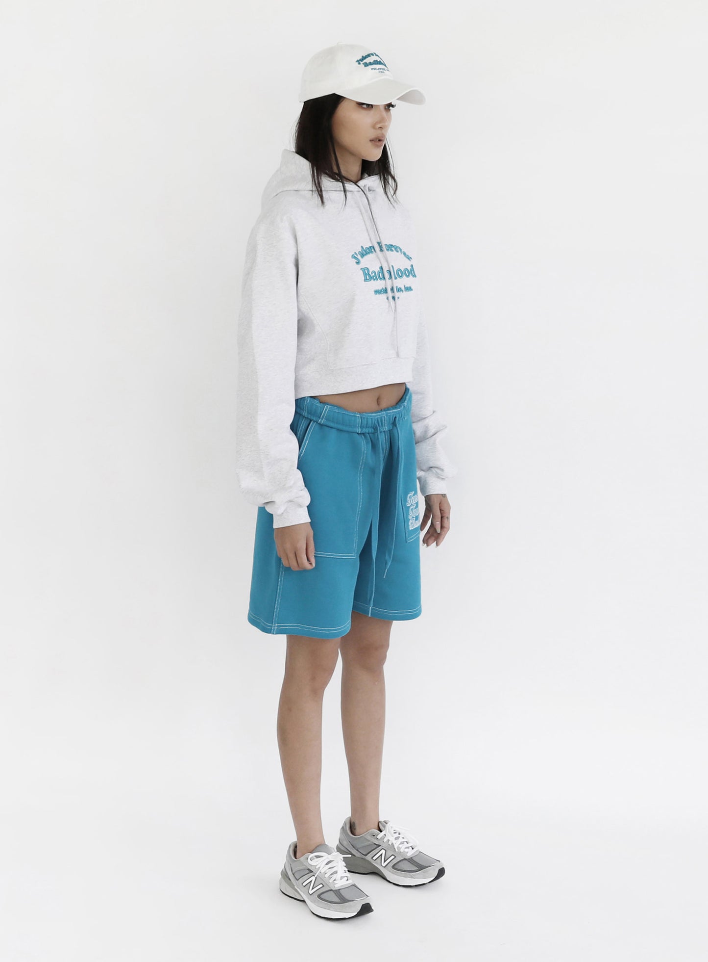 [at-hat22-015] Cloud Logo 棒球帽 - 白色