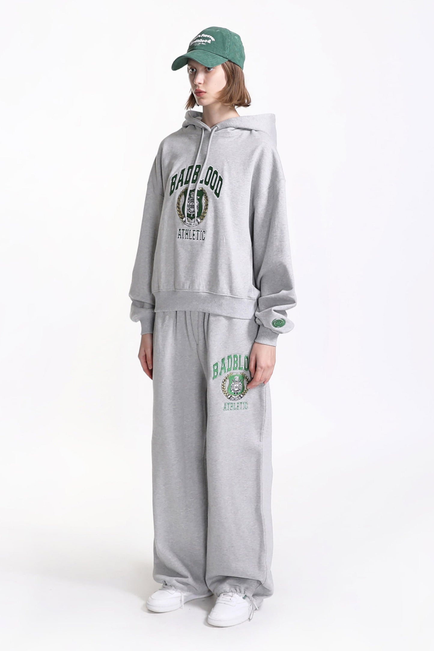 [at-hat22-012] Cloud Logo 棒球帽 - 绿色