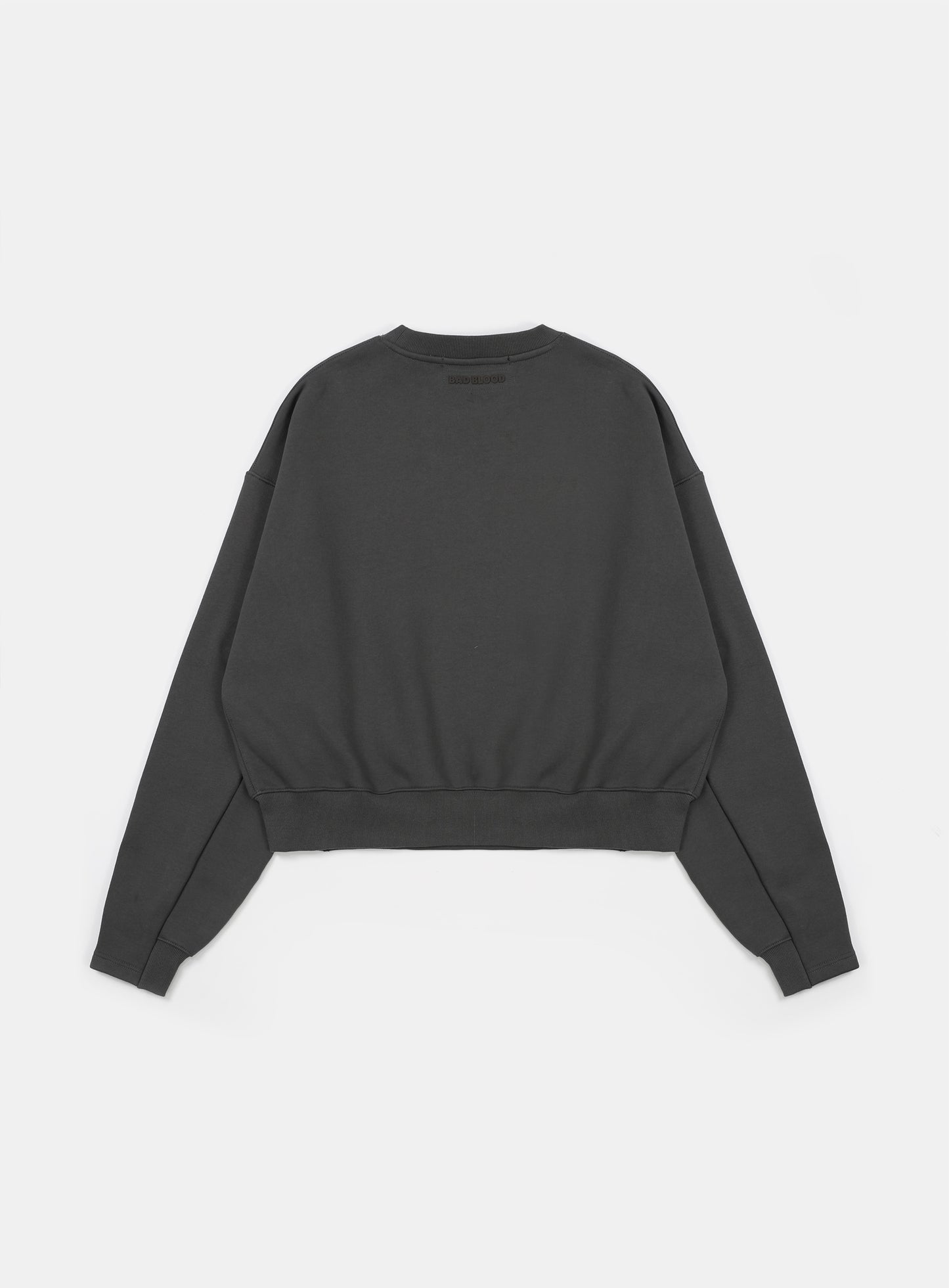 [w-sweatshirt24-007] Beyond 柔软抓绒运动衫 - 木炭色