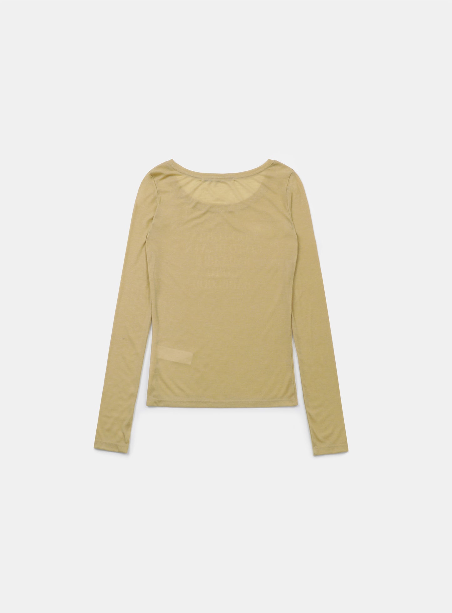 [w-tee24-093] Bad Girls 宽松上衣 - 香蕉色