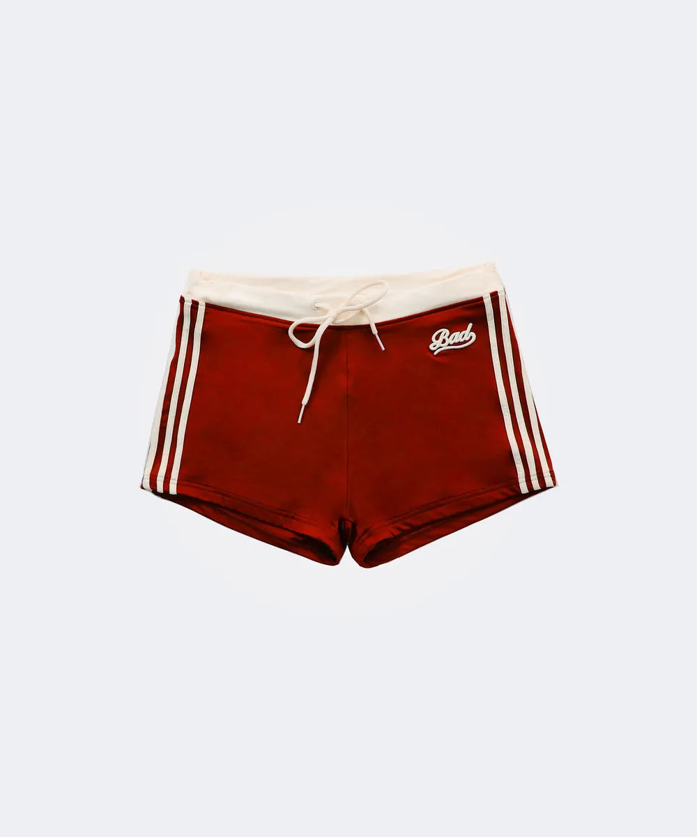 [w-srt24-036] Wendy 女士平角短裤 - 红色