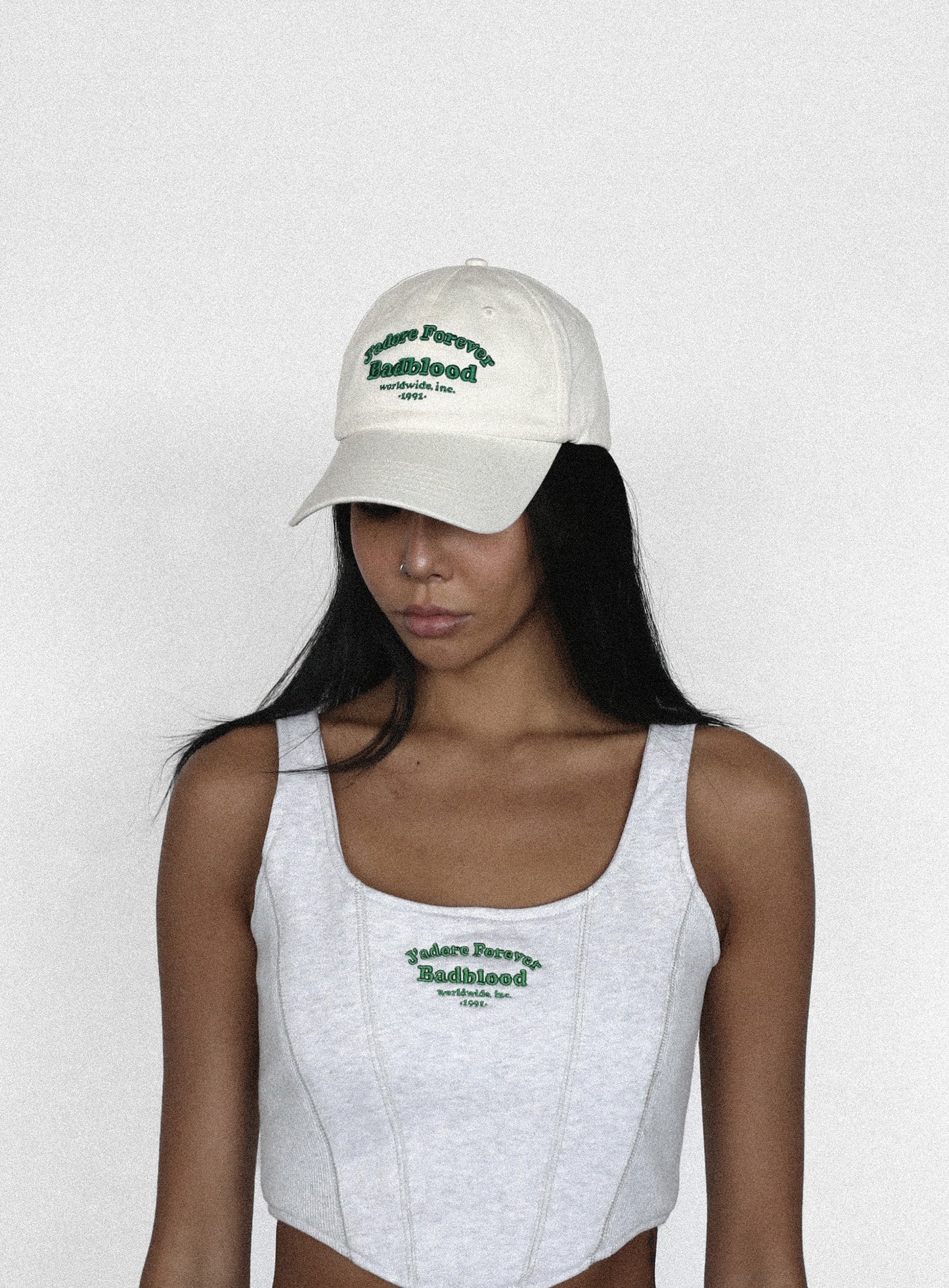 [at-hat22-015] Cloud Logo 棒球帽 - 白色