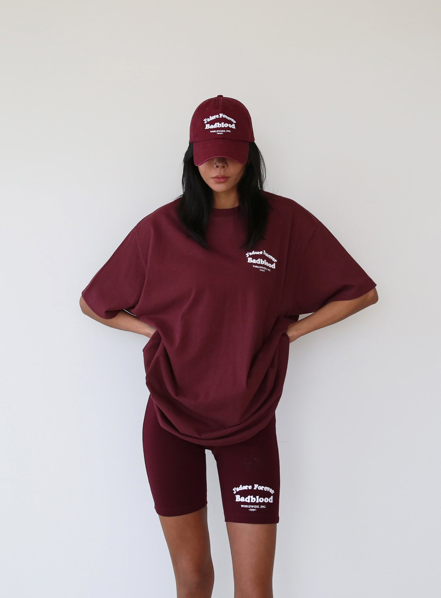 [at-hat21-001]Cloud Logo球帽-勃艮第红